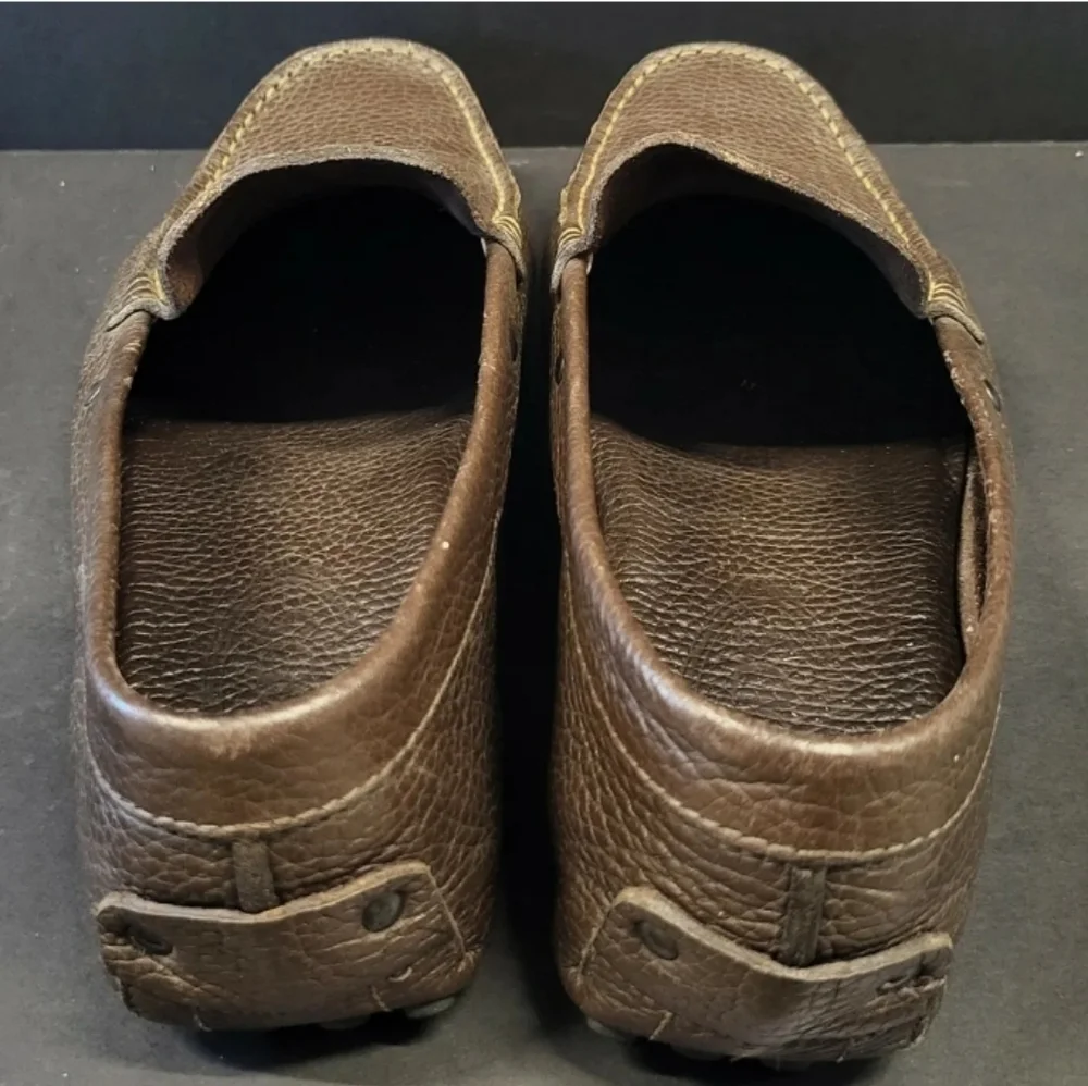 Men's TOD'S Brown Driving Leather Loafers US Sz‎ 7.5